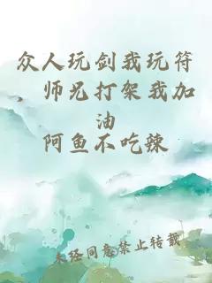 眾人玩劍我玩符，師兄打架我加油