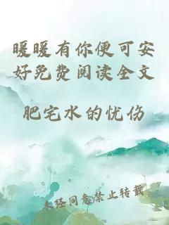 暖暖有你便可安好免費(fèi)閱讀全文