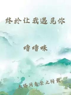 終於讓我遇見你