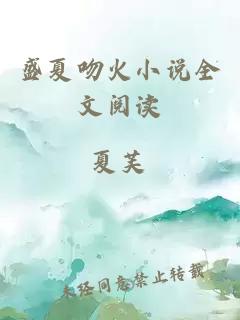 盛夏吻火小說全文閱讀